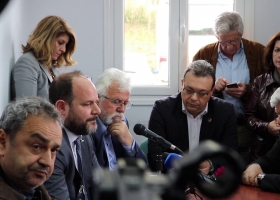 Συνέντευξη τύπου για εργοστάσιο απορριμμάτων