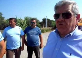 Εργασίες στη συνδετήρια οδό ΕΟ ΠΥΡΓΟΥ- ΚΥΠΑΡΙΣΣΙΑΣ  με ΕΟ ΠΥΡΓΟΥ-ΑΡΧ.ΟΛΥΜΠΙΑΣ
