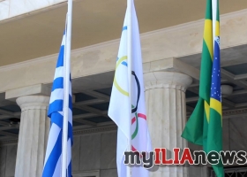 Η Ολυμπιακή Φλόγα στον Πύργο Ηλείας 21/4/2016 - myilianews.gr