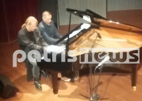 Μουσική "Συνάντηση" Κορκολή - Θεοδωράκη στον Πύργο | PatrisNews